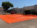 30 foot tall silt curtain