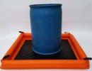 catch basin with barrel