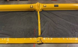 inflatable turbidity curtain