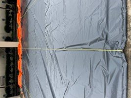 type iii turbidity curtain ft with furling lines d
