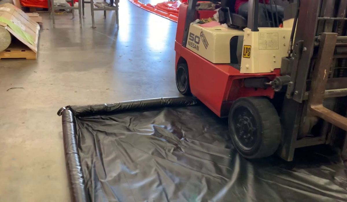 drive on containment berm