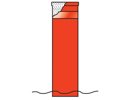 Rolyan Buoys - B1148R Standard Red (Nun) Channel Marker
