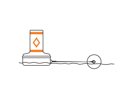 Rolyan Buoys - B1428FW Regulatory Float Collar Buoy with Side Mooring Eye