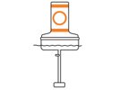 Rolyan Buoys - B5CPRM Regulatory Float Collar Buoy with External Ballast