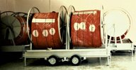 Oil Spill Containment Boom Reels