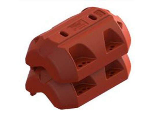 Stacked pipe floats for storage and transport