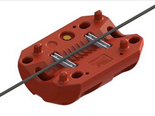 Float open view showing grip design