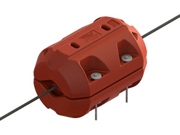 Float designed to reduce wind and water resistance